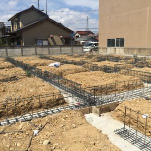 木造福祉施設基礎工事
